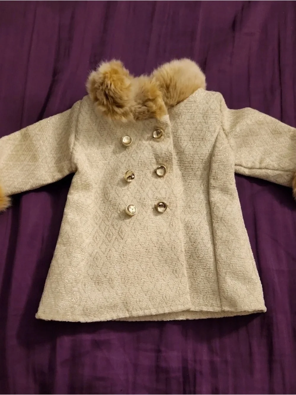 AMERICAN GIRL DOLL Melody's Fancy Coat SET COAT  ONLY 2016